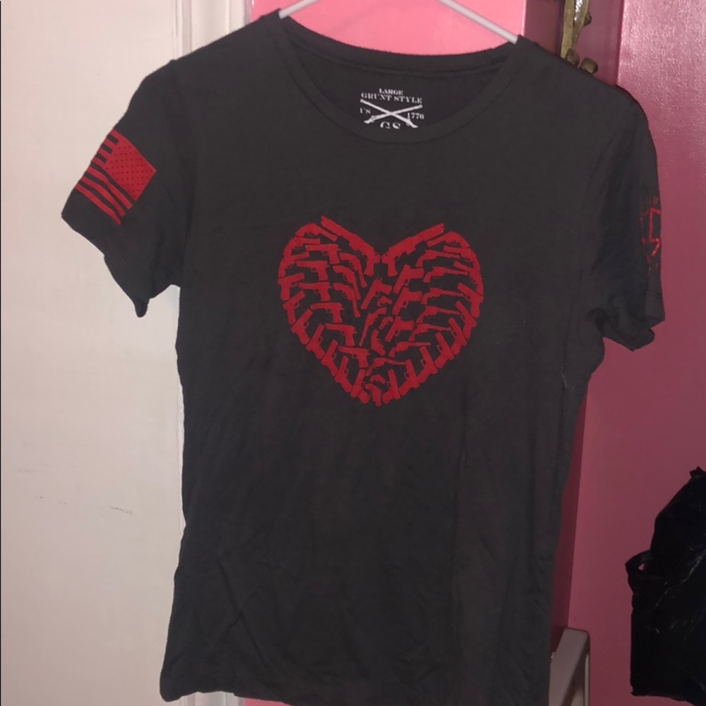 Grunt Style Heart Women’s Size LG